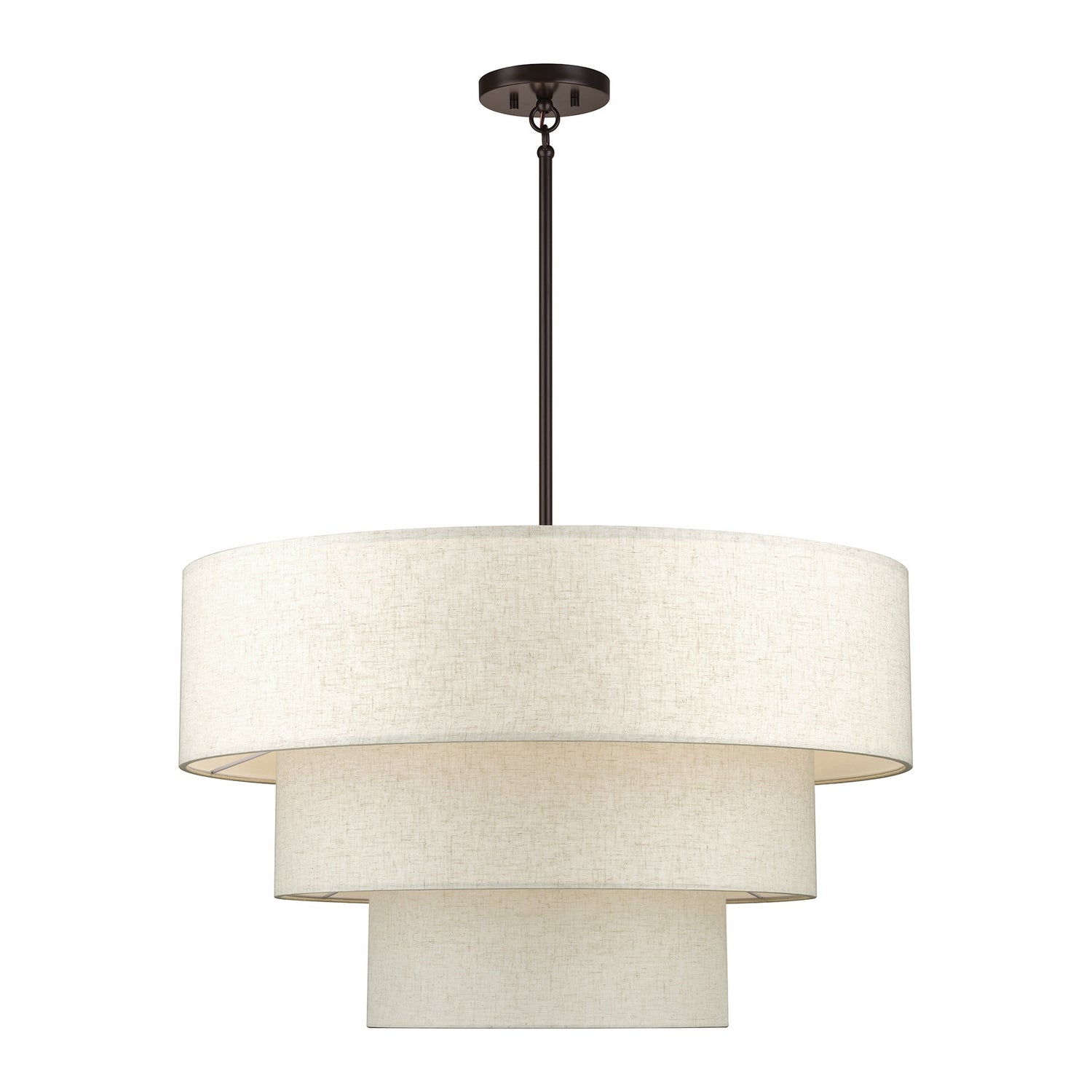 Livex Lighting - 41937-92 - Eight Light Chandelier - Manorwood - English Bronze