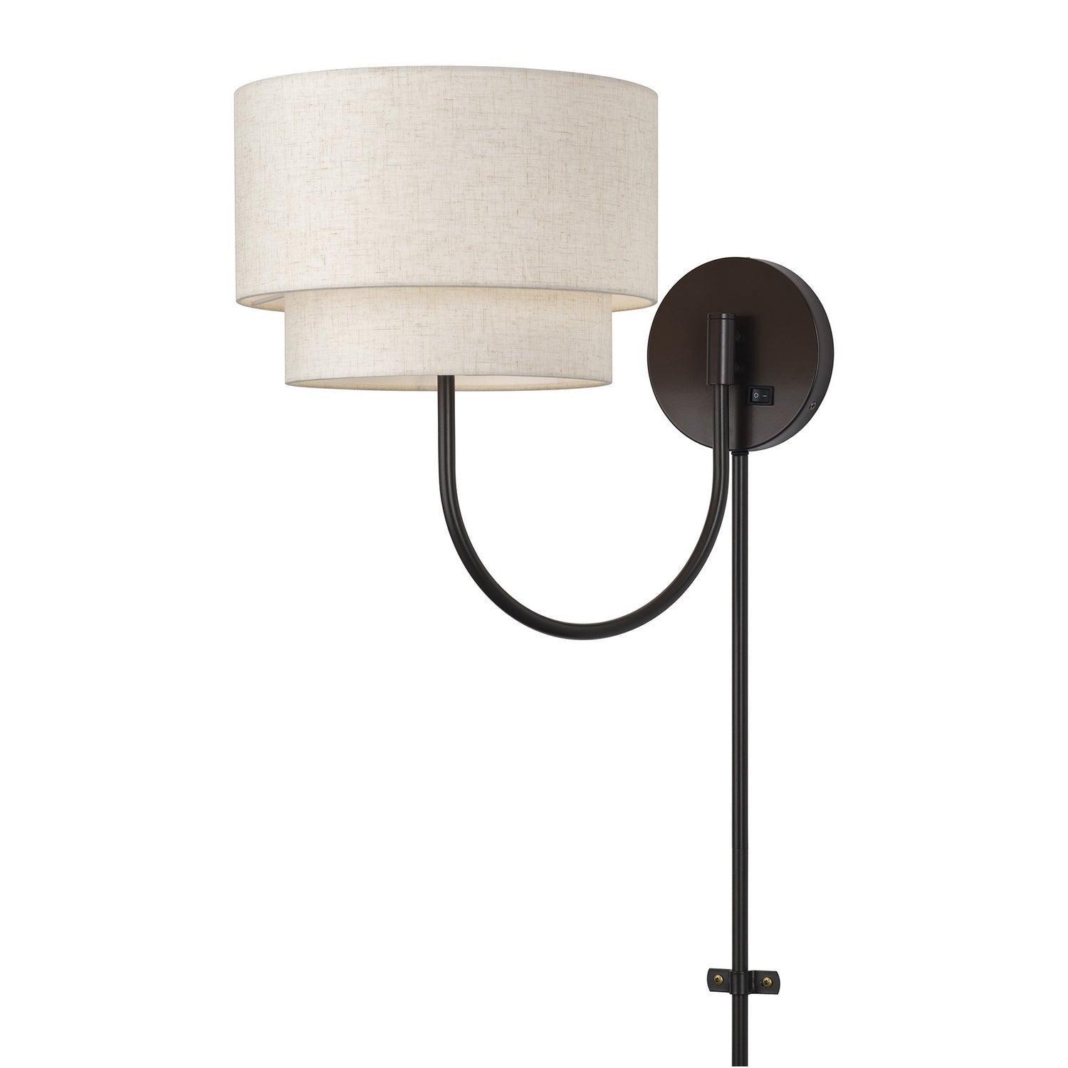 Livex Lighting - 41940-92 - One Light Swing Arm Wall Lamp - Manorwood - English Bronze