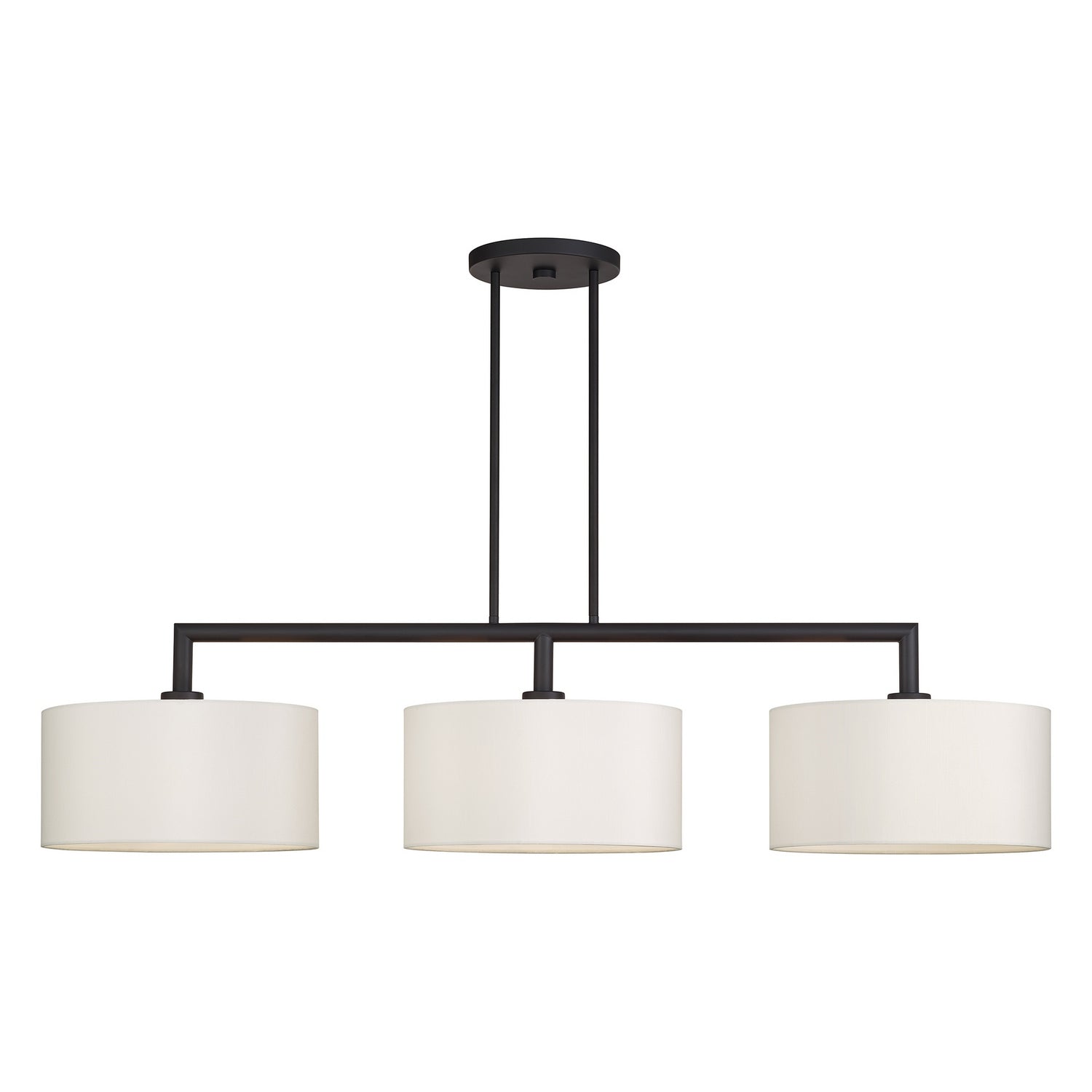 Livex Lighting - 45493-07 - Three Light Linear Chandelier - Meridian - Bronze