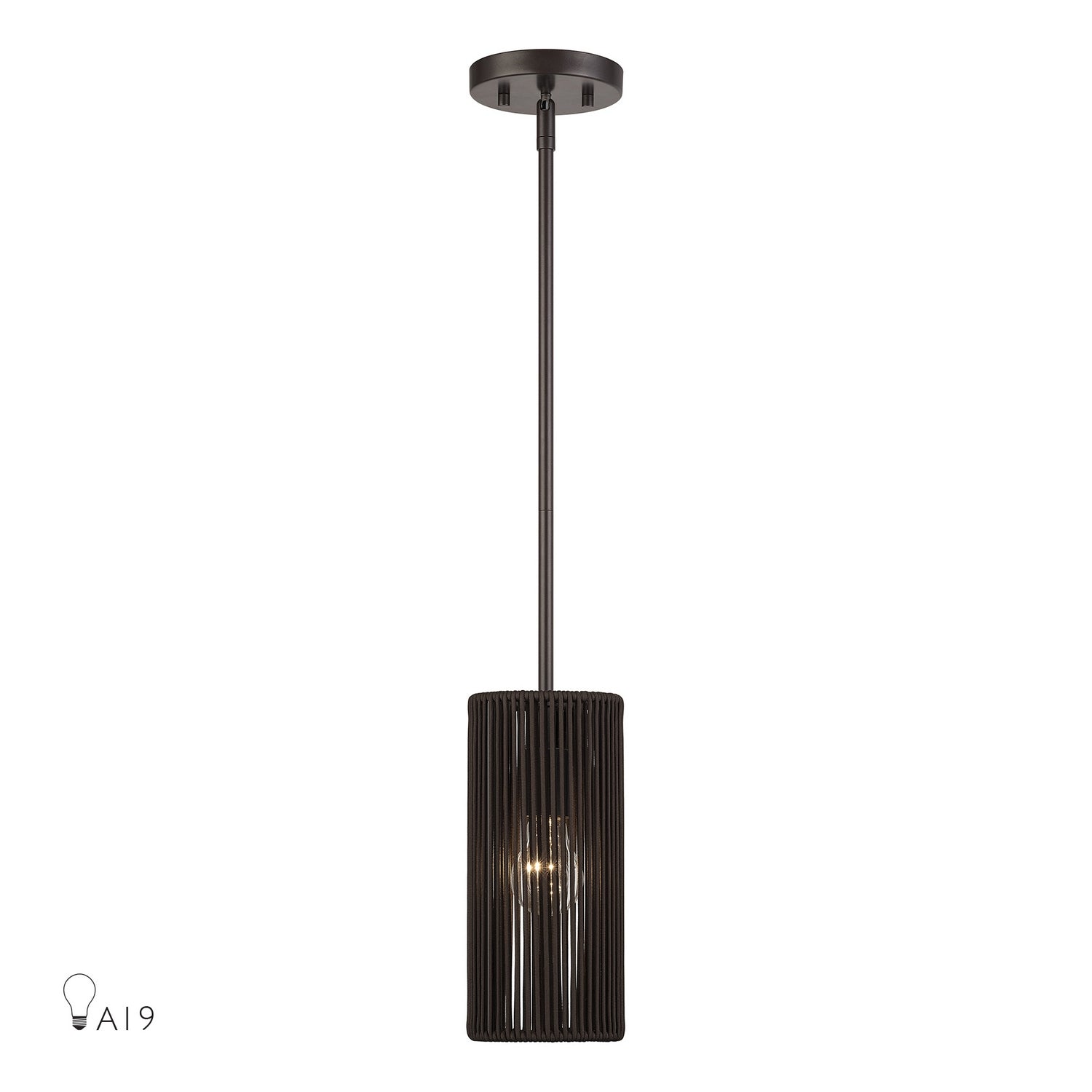 Livex Lighting - 49121-92 - One Light Mini Pendant - Acordia - English Bronze