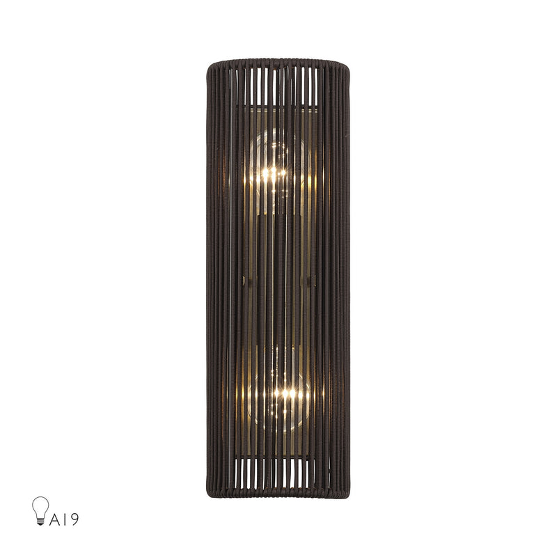 Livex Lighting - 49138-01 - Two Light Wall Sconce - Acordia - Antique Brass
