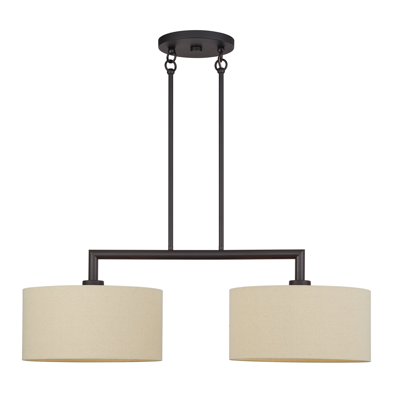 Livex Lighting - 52262-07 - Two Light Linear Chandelier - Bellingham - Bronze