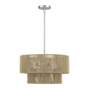 Livex Lighting - 53154-81 - Four Light Chandelier - Acordia - Painted Nickel