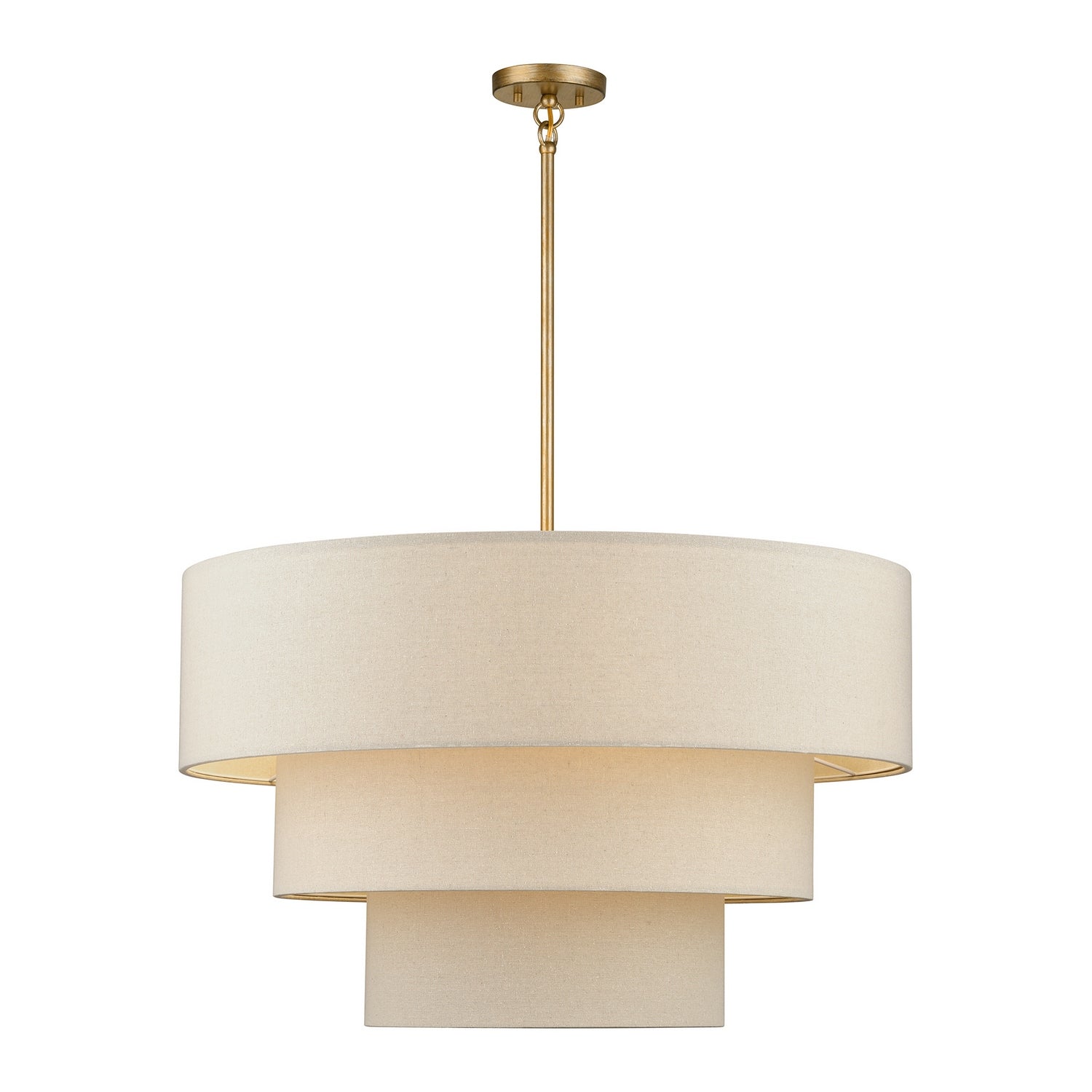 Livex Lighting - 58879-48 - Eight Light Chandelier - Bellingham - Antique Gold Leaf