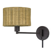 Livex Lighting - 60034-07 - One Light Swing Arm Wall Lamp - Weavington - Bronze