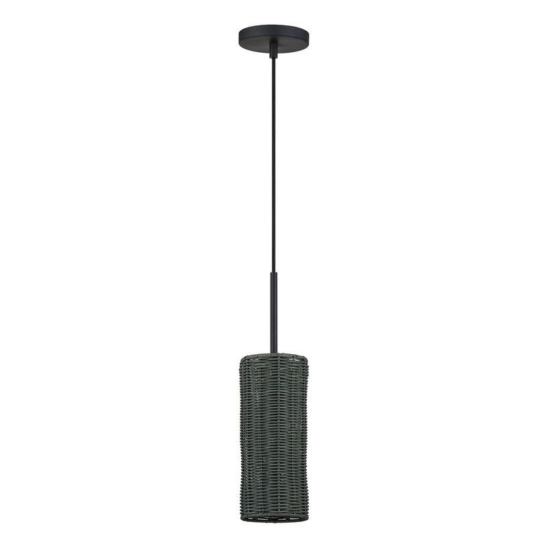 Livex Lighting - 60111-04 - One Light Mini Pendant - Weavington - Black