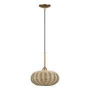 Livex Lighting - 60203-48 - One Light Pendant - Summervine - Antique Gold Leaf