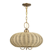 Livex Lighting - 60204-48 - Three Light Chandelier - Summervine - Antique Gold Leaf