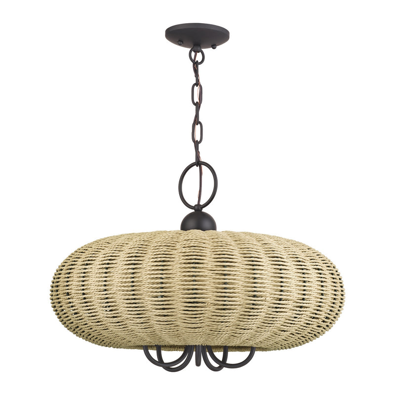 Livex Lighting - 60205-07 - Five Light Chandelier - Summervine - Bronze
