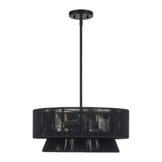 Livex Lighting - 60254-04 - Four Light Chandelier - Florell - Black