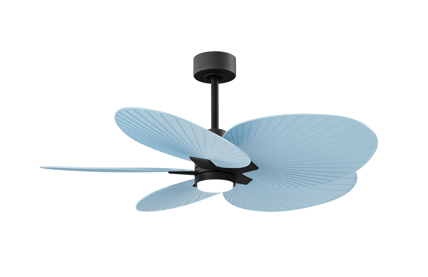 Matthews Fan Company - AKTPLK-BK-BL - 48" Ceiling Fan - Alessandra Tropical - LK - Matte Black