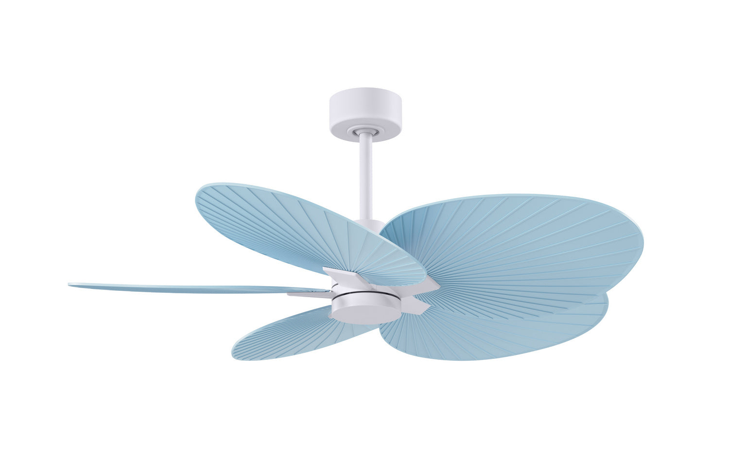 Matthews Fan Company - AKTP-MWH-BL - 48" Ceiling Fan - Alessandra Tropical - Matte White