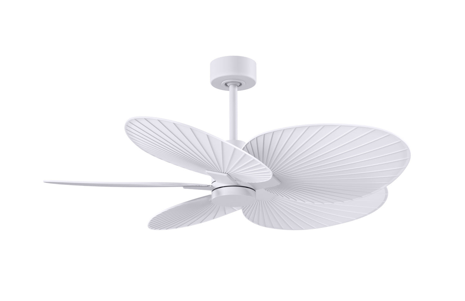 Matthews Fan Company - AKTP-MWH-MWH - 48" Ceiling Fan - Alessandra Tropical - Matte White