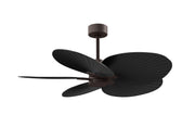 Matthews Fan Company - AKTP-TB-BK - 48" Ceiling Fan - Alessandra Tropical - Textured Bronze