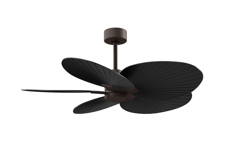 Matthews Fan Company - AKTP-TB-BK - 48" Ceiling Fan - Alessandra Tropical - Textured Bronze