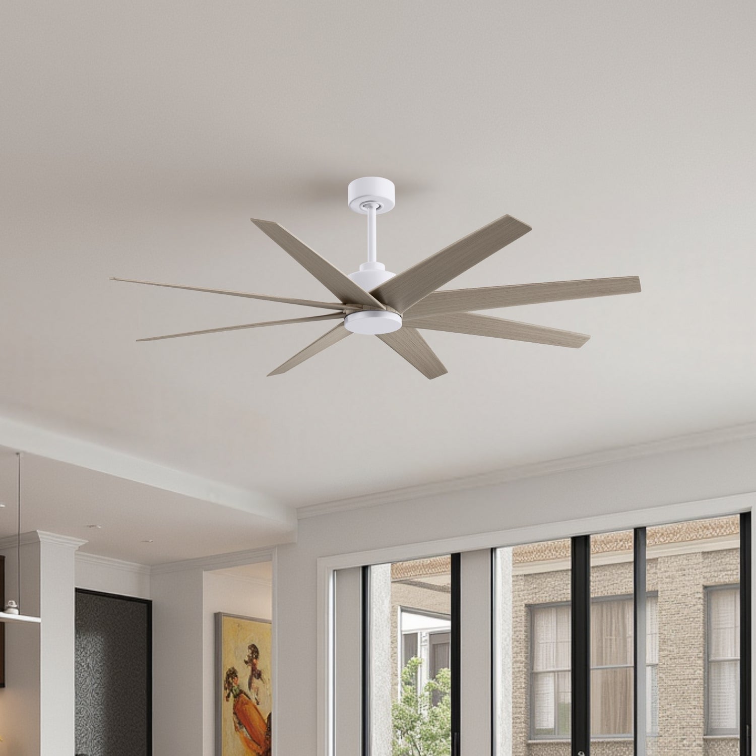 Matthews Fan Company - AN-MWH-GA-64 - 64" Ceiling Fan - Ariella - Matte White