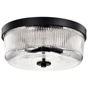 Nuvo Lighting - 60-8608 - Two Light Flush Mount - Grayson - Matte Black