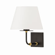 Hudson Valley - 1061-AGB/DB - One Light Wall Sconce - Crown Heights - Aged Brass