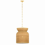 Hudson Valley - 9918-AGB - One Light Pendant - Parkchester - Aged Brass