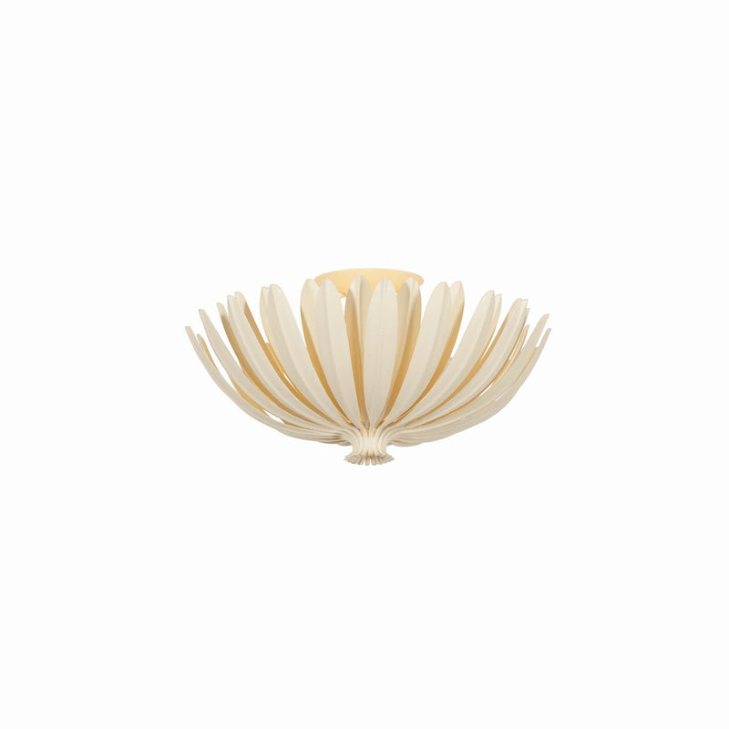 Hudson Valley - 1819-CP - Three Light Semi Flush Mount - Whitfield - Cream Plaster