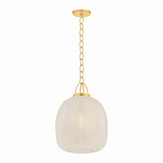Hudson Valley - 2016-AGB - One Light Pendant - Enosburg - Aged Brass