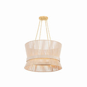 Hudson Valley - 3124-VGL - LED Pendant - Ocean Hill - Vintage Gold Leaf