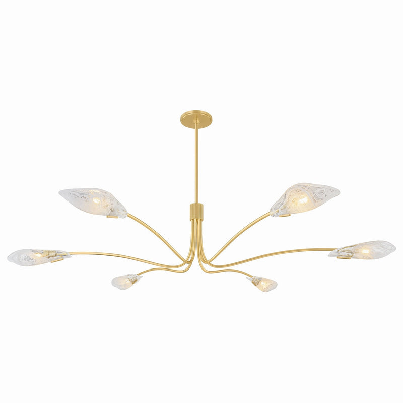 Hudson Valley - 4906-AGB - Six Light Chandelier - Tenafly - Aged Brass
