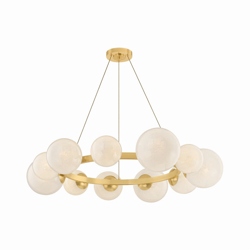 Hudson Valley - 5540-AGB - 11 Light Chandelier - Pacama - Aged Brass