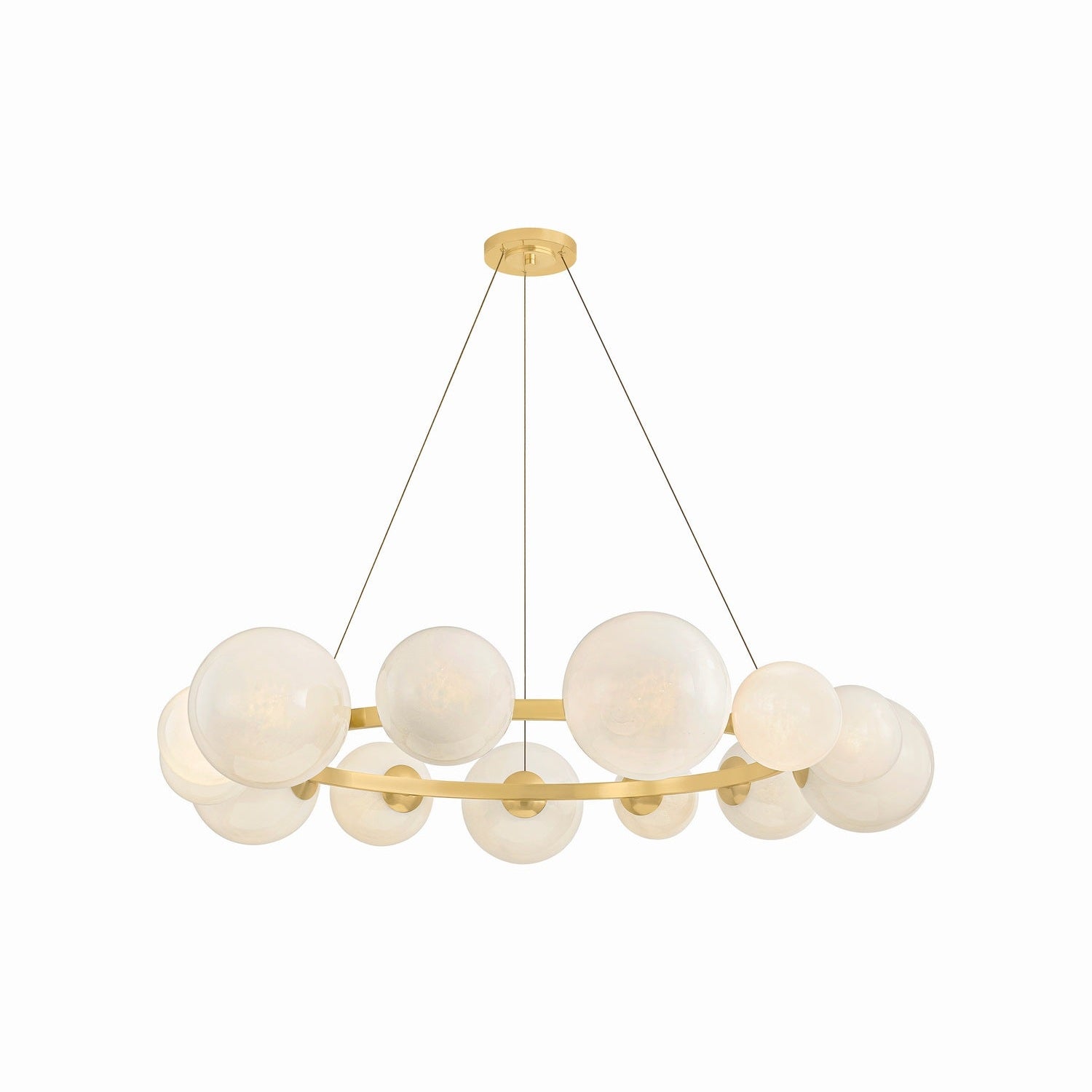 Hudson Valley - 5555-AGB - 13 Light Chandelier - Pacama - Aged Brass