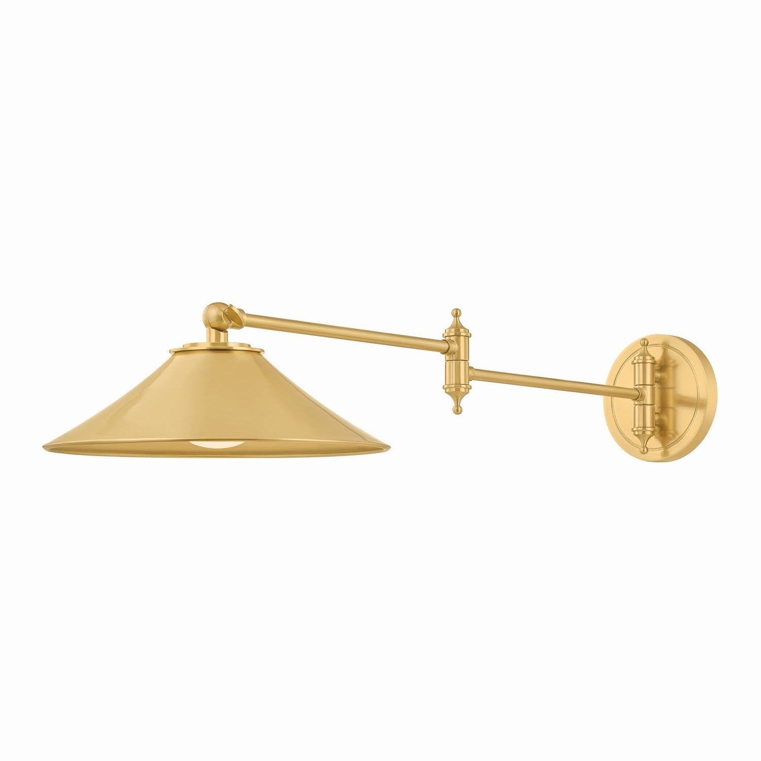 Hudson Valley - 5621-AGB - LED Wall Sconce - Lithgow - Aged Brass