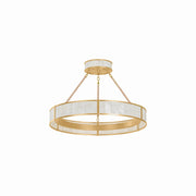 Hudson Valley - 6930-VGL - LED Chandelier - Halcott - Vintage Gold Leaf