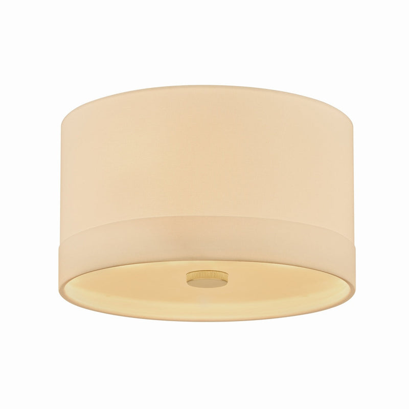 Hudson Valley - 8914-AGB - Three Light Flush Mount - Ashland - Aged Brass