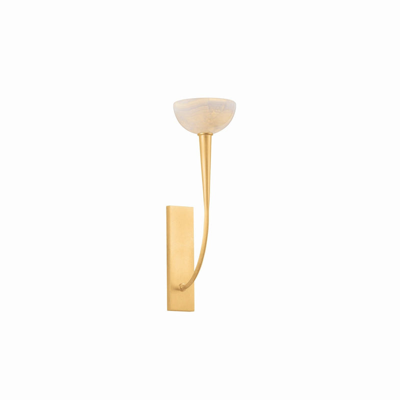 Hudson Valley - 9020-VGL - One Light Wall Sconce - Maywood - Vintage Gold Leaf