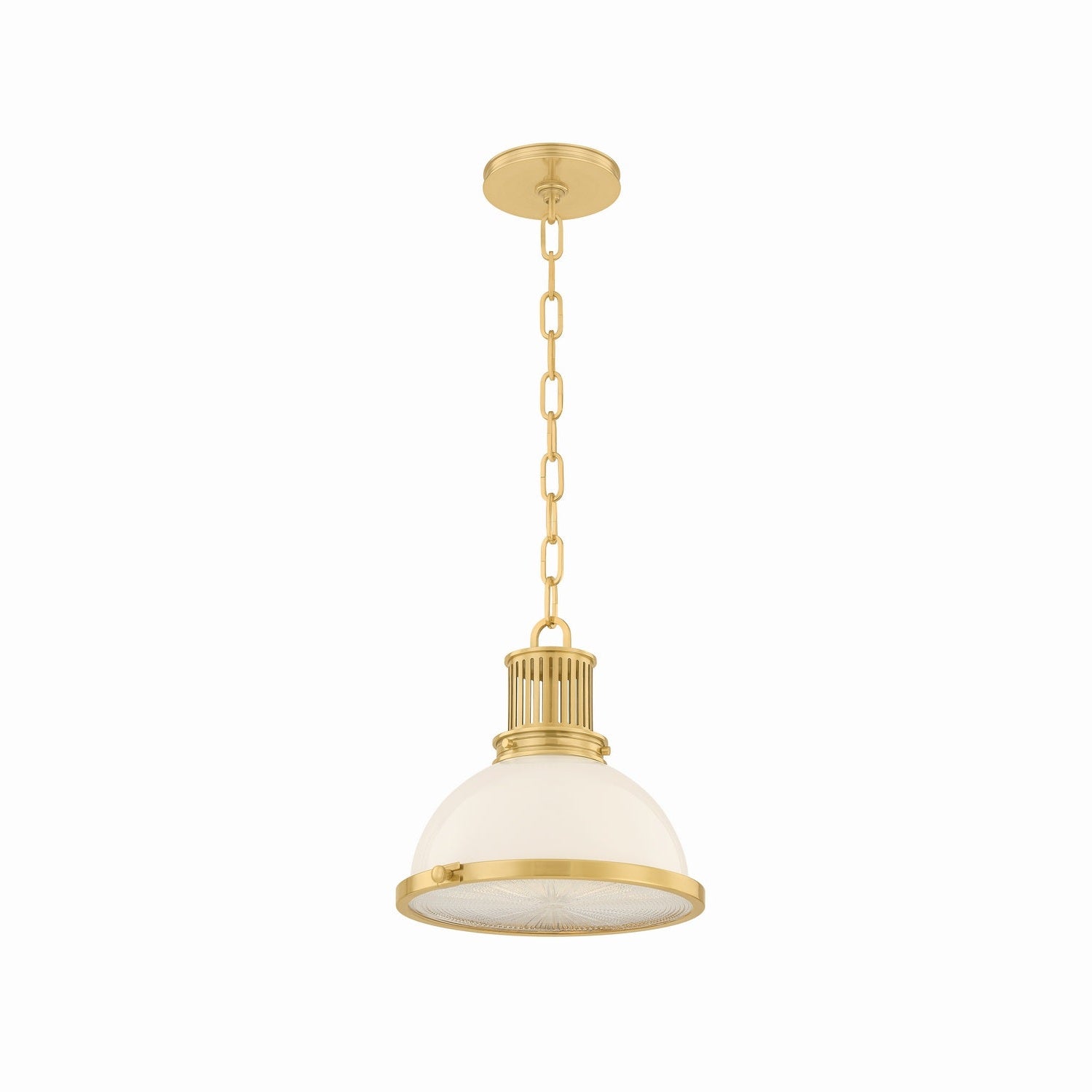 Hudson Valley - 9309-AGB - One Light Pendant - Pinesbridge - Aged Brass