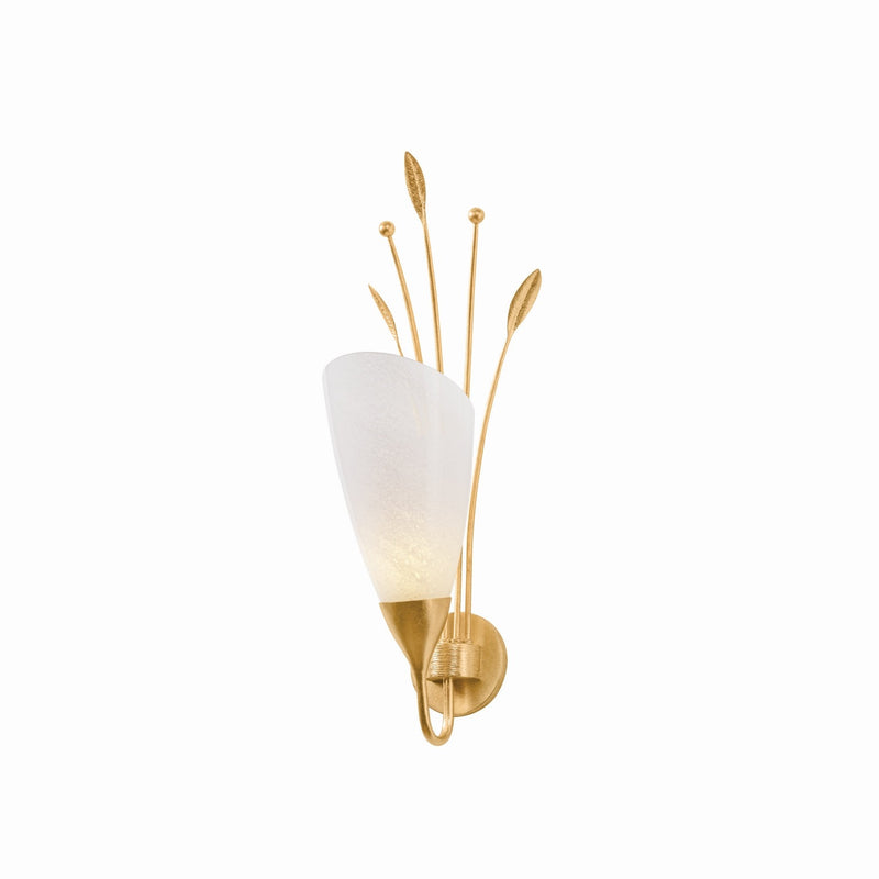 Hudson Valley - 9528-VGL - One Light Wall Sconce - Forest Glen - Vintage Gold Leaf