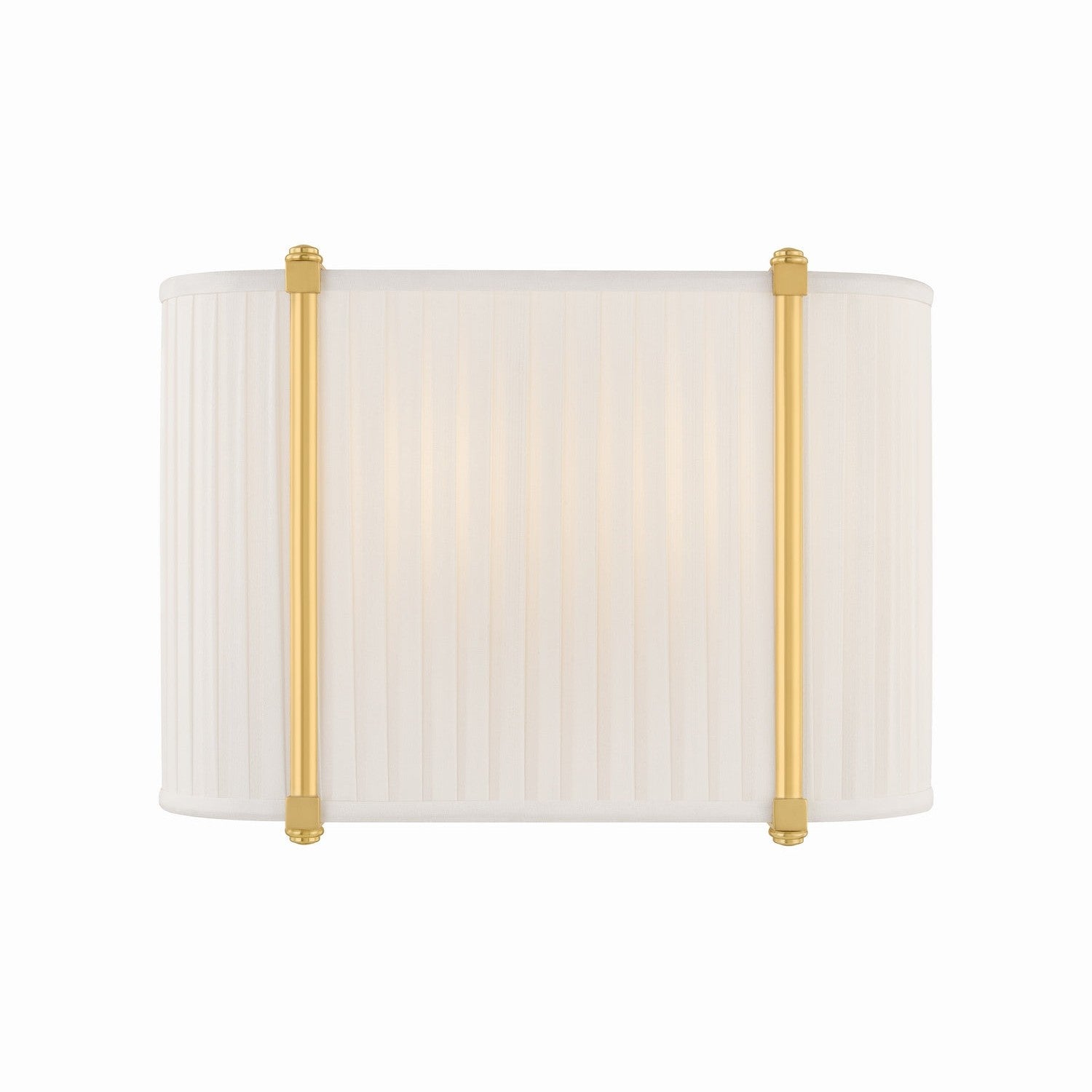 Hudson Valley - AH6308-AGB - Two Light Wall Sconce - Cornell - Aged Brass