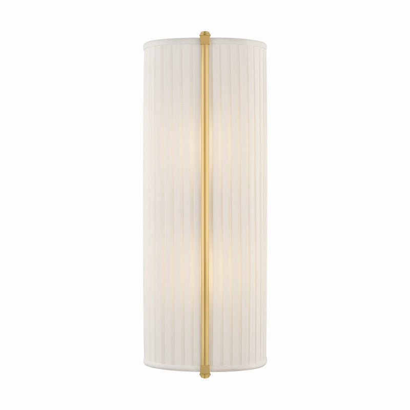 Hudson Valley - AH6317-AGB - Two Light Wall Sconce - Cornell - Aged Brass
