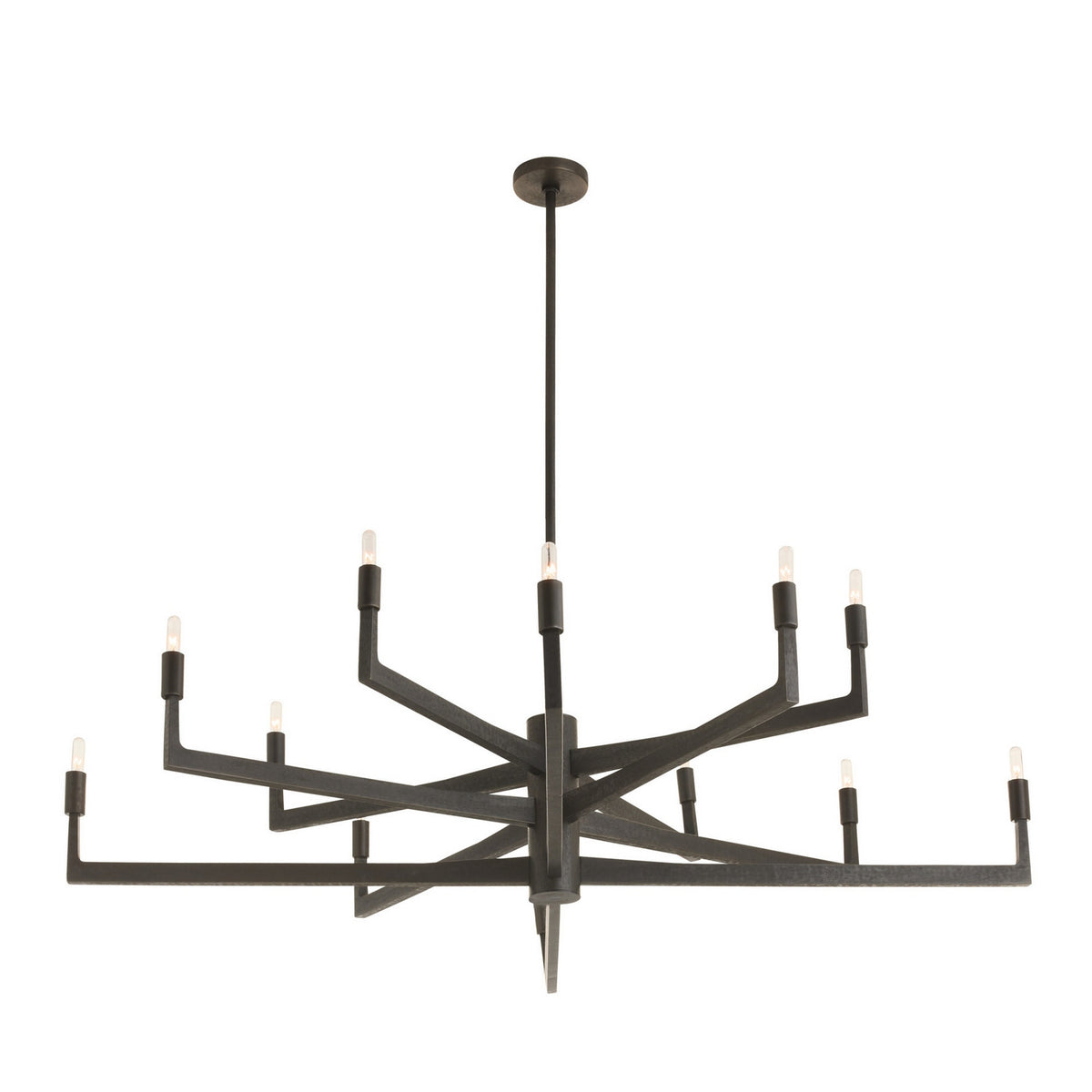 Arteriors - DLC44 - 12 Light Chandelier - Griff - English Bronze