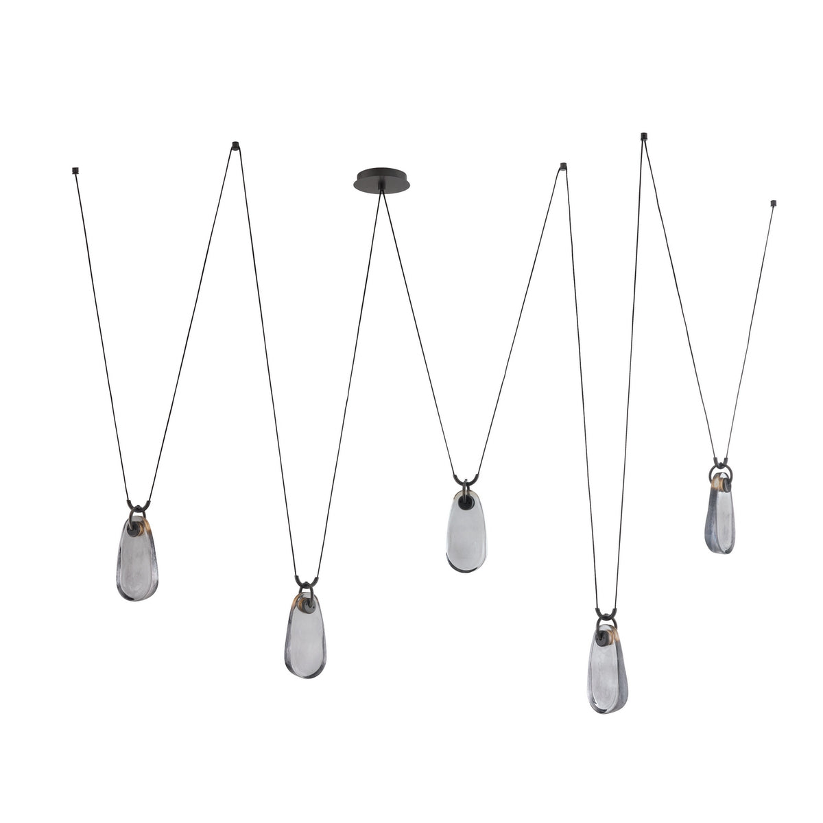 Arteriors - GADLC02 - LED Chandelier - Melt - Smoke