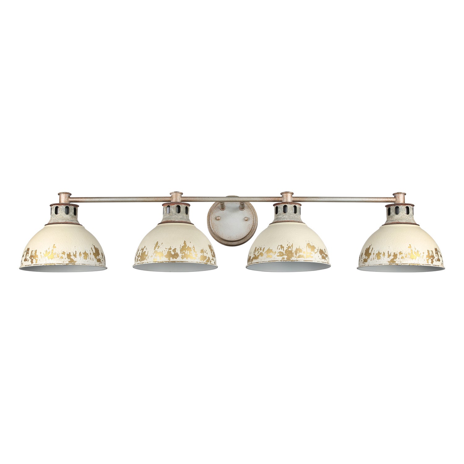 Golden - 0865-BA4 AGV-AI - Four Light Bath Vanity - Kinsley - Aged Galvanized Steel