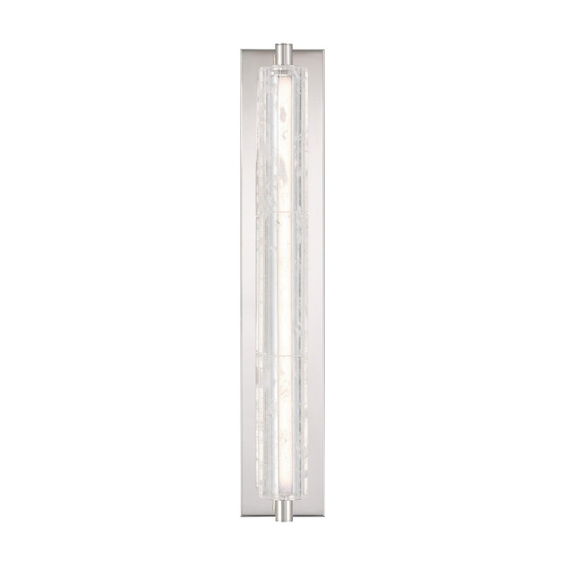Golden - 3726-WSC27 PN-CY - LED Wall Sconce - Crystallo - Polished Nickel