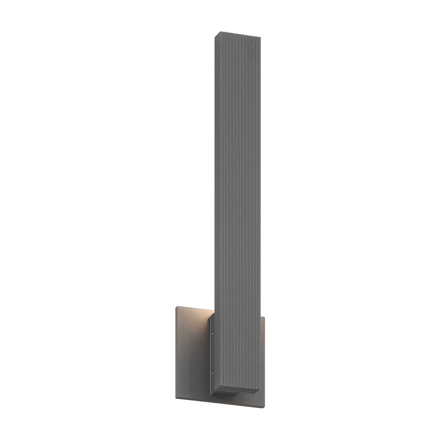 Golden - 8432-OWL18 SGY - LED Outdoor Wall Mount - Enso - Smooth Gray