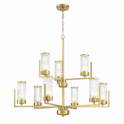 Craftmade - 60129-SB - Nine Light Chandelier - Whittley - Satin Brass