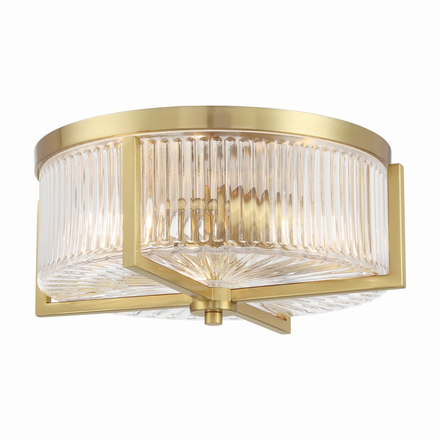 Craftmade - 60183-SB - Three Light Flushmount - Whittley - Satin Brass