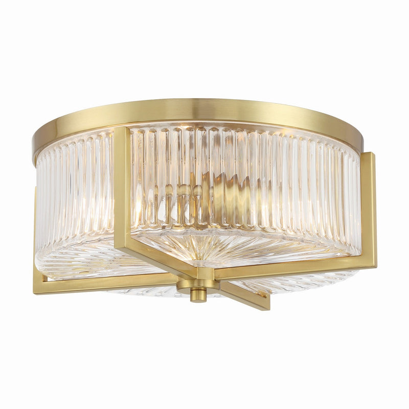 Craftmade - 60183-SB - Three Light Flushmount - Whittley - Satin Brass