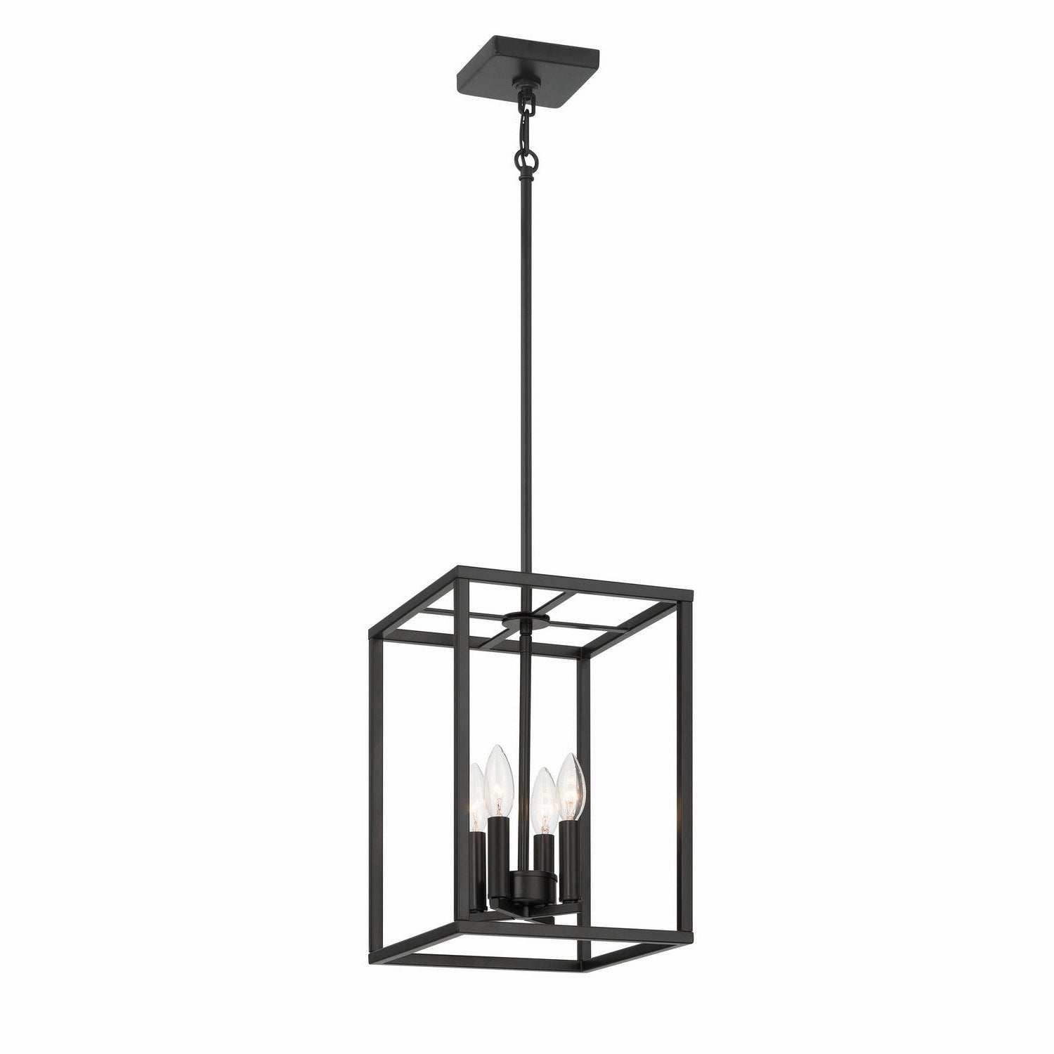 Craftmade - 60634-FB - Four Light Foyer Pendant - Signature Foyer - Flat Black