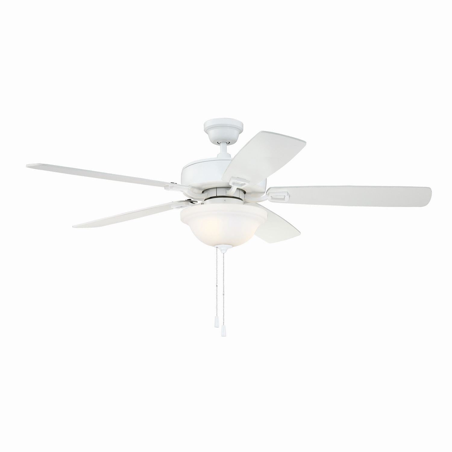 Craftmade - TCE52W5C1-C - 52" Ceiling Fan - Twist N Click 1 Light - White
