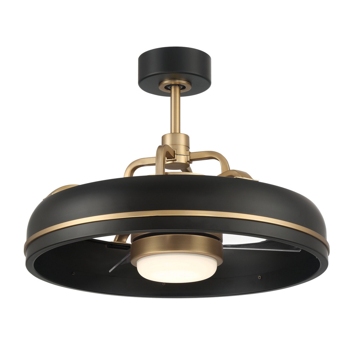 Craftmade - TYL24FBSB3 - 20" Ceiling Fan - Taylor - Flat Black/Satin Brass