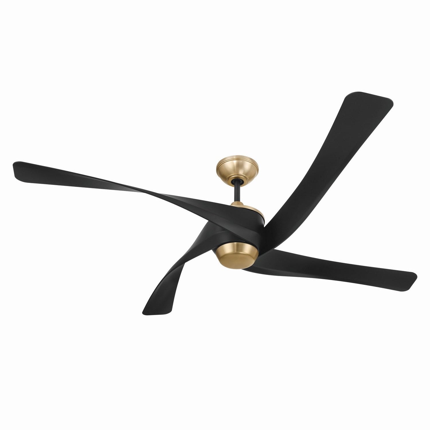 Craftmade - VNN58FBSB4 - 58" Ceiling Fan - Venn 58" Indoor Ceiling Fan - Flat Black/Satin Brass