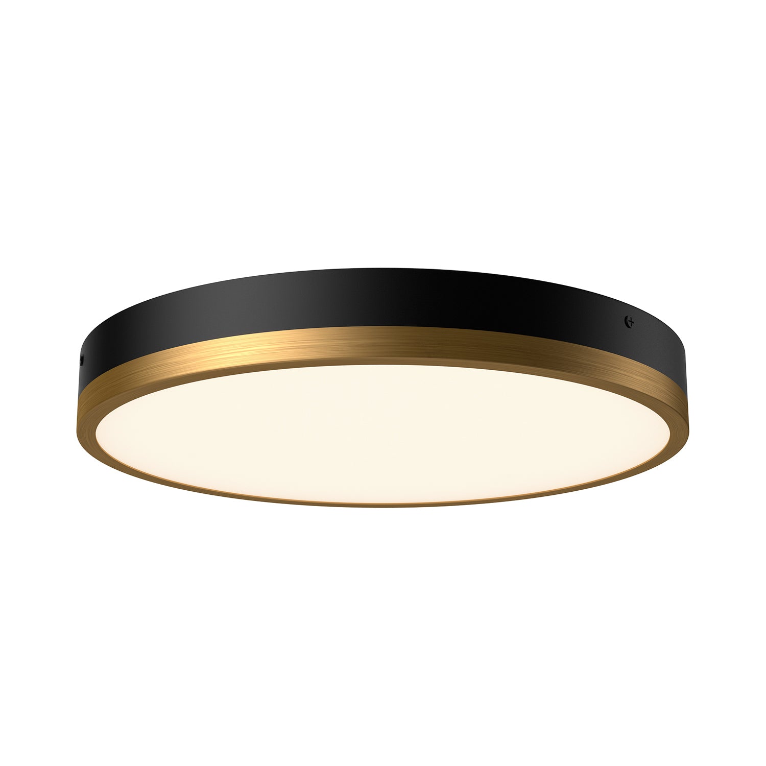 Alora - FM554215AGMB-5CCT - LED Flush Mount - Adelaide - Aged Gold/Matte Black